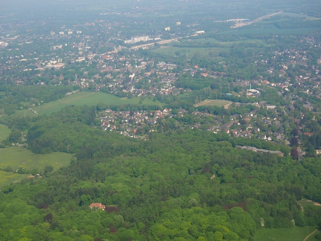Aerial view of Hamburg