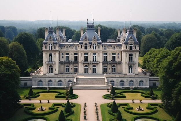 Photo aerial view of historic landmarks