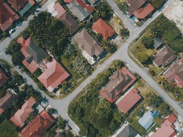 Photo aerial view of houses