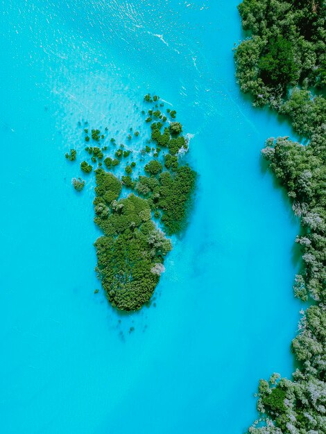 Foto veduta aerea dell'isola