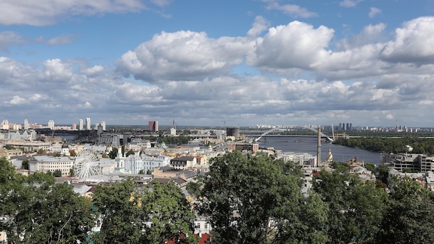 Aerial view of Kiev Ukraine