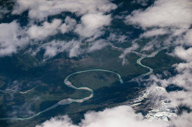 Aerial view of landscape against sky