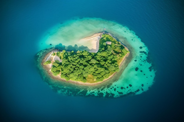 風景の空撮 Ai 生成