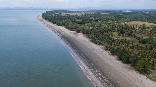 Aerial view landscape of  Koh Lanta ,  Krabi Thailand  