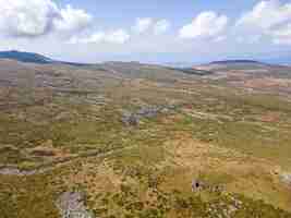 Photo aerial view of landscape of vitosha mountain bulgaria