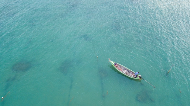 Аэрофотоснимок пейзаж воды моря