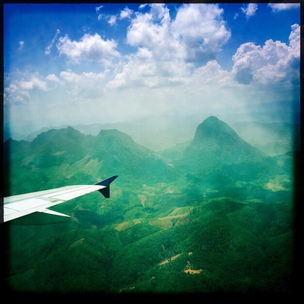 Aerial view of landscape