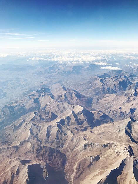 Aerial view of landscape