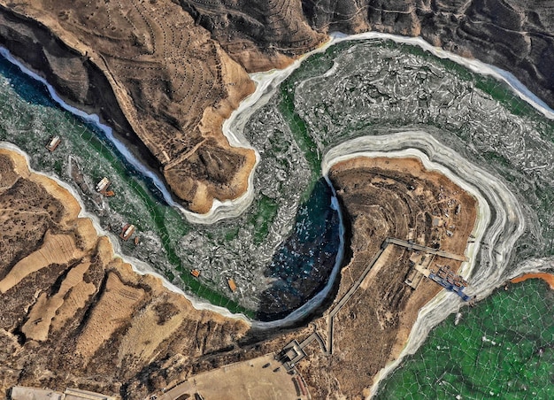 Photo aerial view of landscape