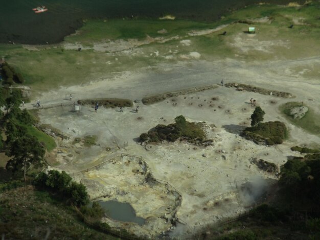 Aerial view of landscape