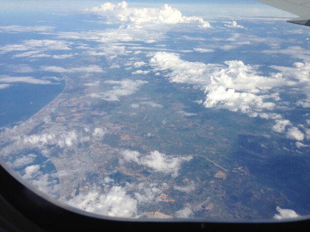 Aerial view of landscape