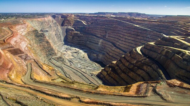 Photo aerial view of landscape