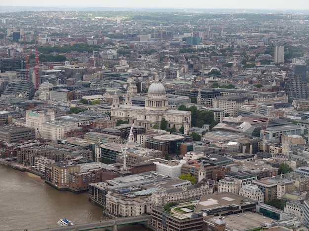 Aerial view of London