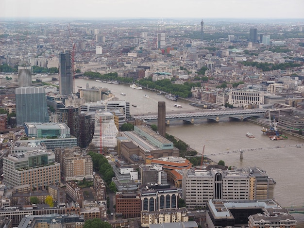 Veduta aerea di londra