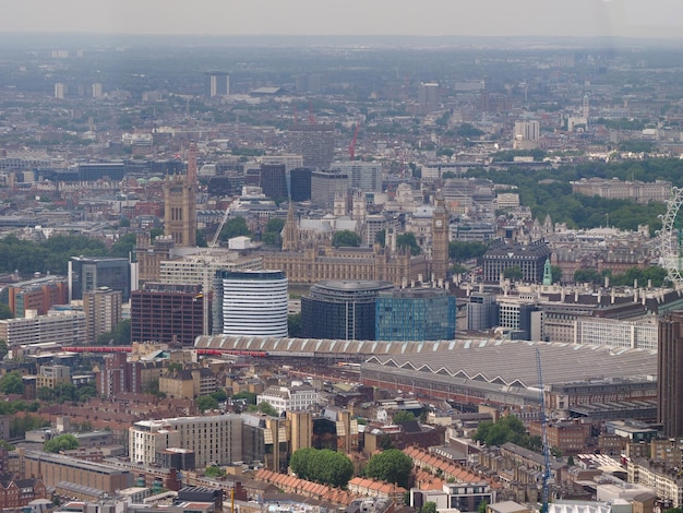 Aerial view of London