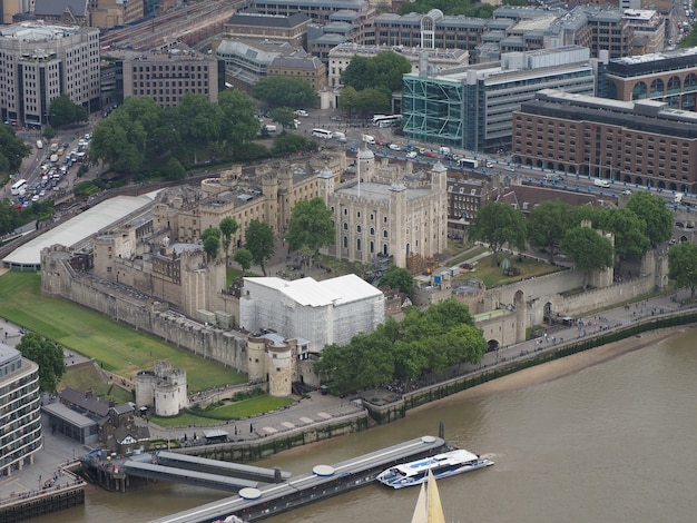 Aerial view of London