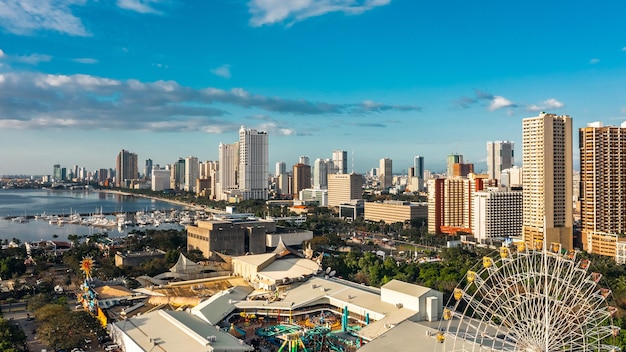 Aerial view of manila