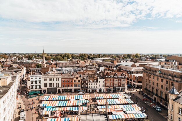 Aerial view of the Market Square