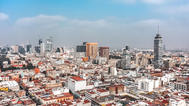 Aerial view of Mexico City