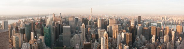 Photo aerial view of modern buildings in city