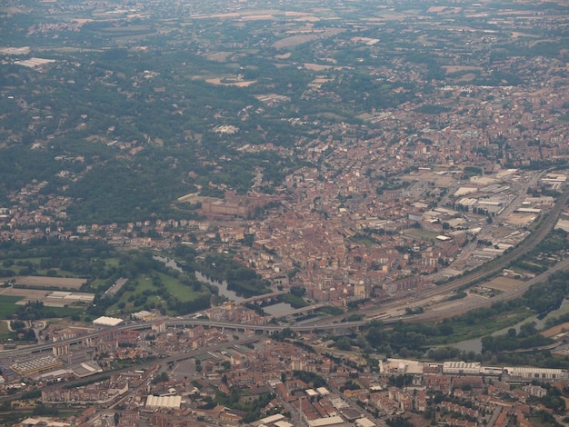 Aerial view of Moncalieri