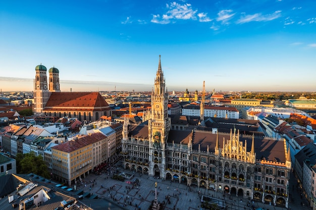 Photo aerial view of munich germany