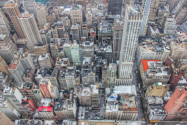 写真 都市の空中景色