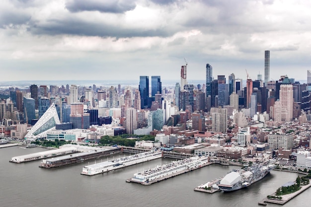 写真 都市の空中景色