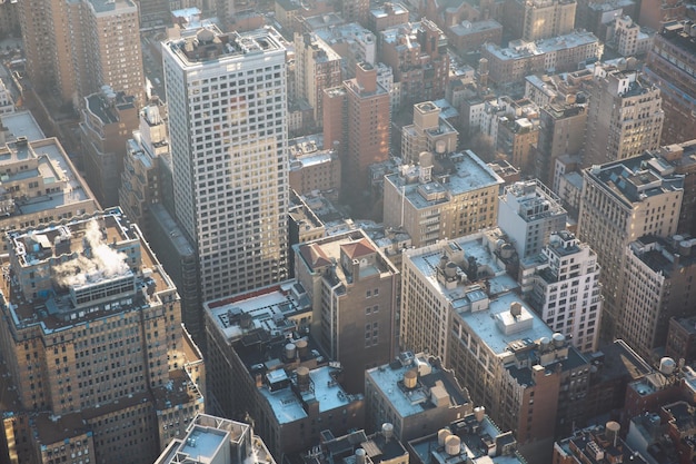 Фото Воздушный вид города