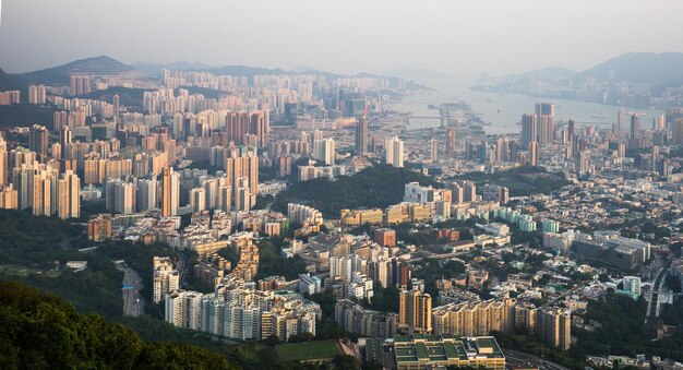 写真 都市の空中景色