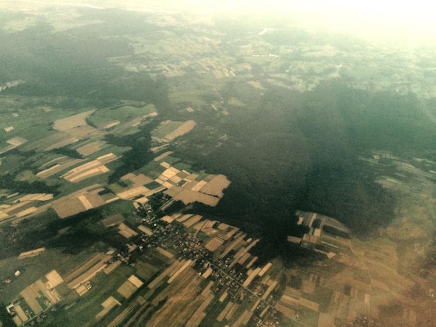 写真 都市風景の空中写真