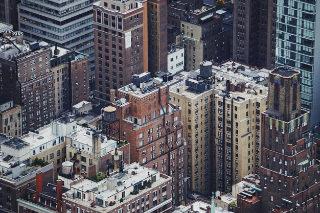 写真 都市風景の空中写真