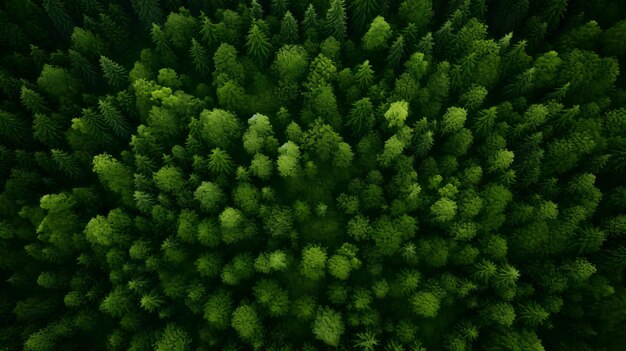 Фото Вид с воздуха на хвойный лес вид на хвойный лес с воздуха