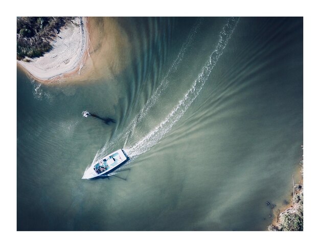 Фото Воздушный вид на море