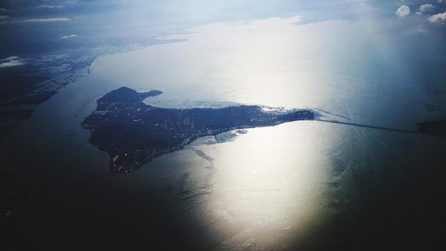 写真 海の空中写真