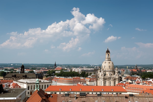 Aerial view of Old Dresden