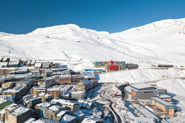 Aerial view of Pas de la Casa