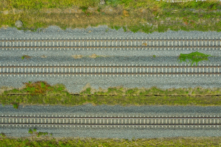 Photo 線路の空撮