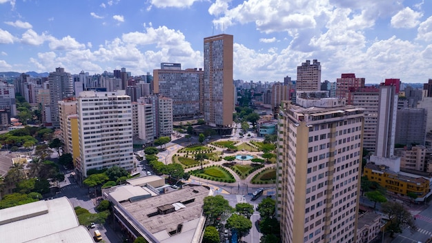 Aerial view of Raul Soares square Belo Horizonte Minas Gerais Brazil City center