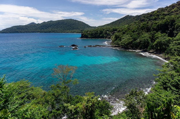 Aerial view of Sabang island in Aceh Indonesia popular tourist destination