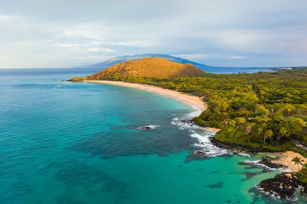 aerial view of sea against sky