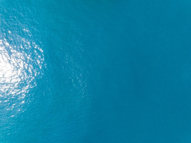 Photo aerial view sea surface water backgroundnature ocean sea backgroundtop view nature sea surface background