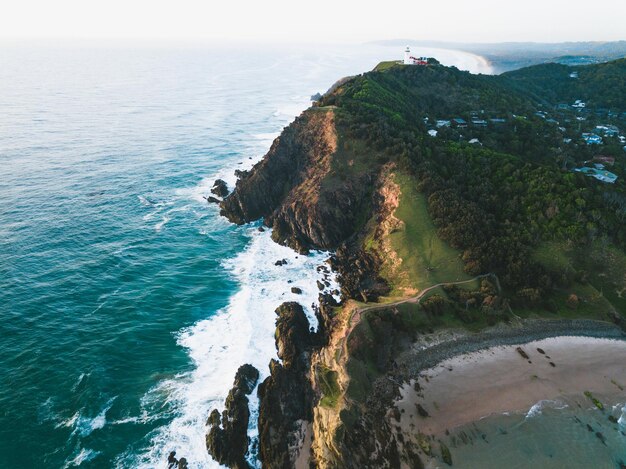 Aerial view of sea