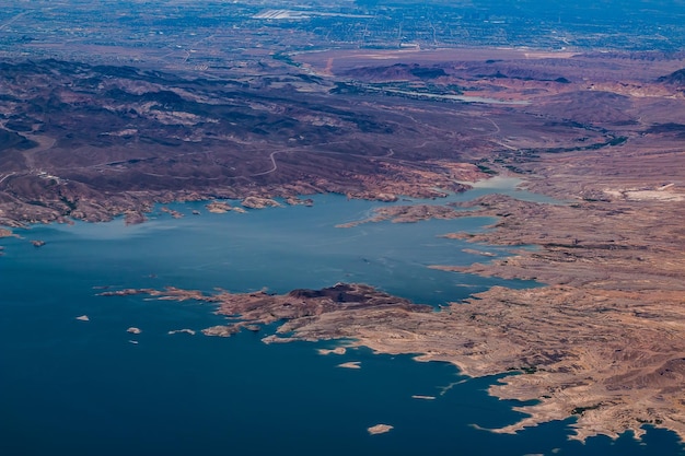 Photo aerial view of sea