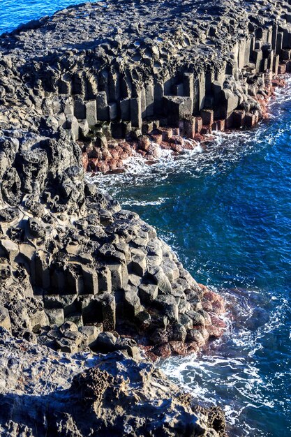 Foto veduta aerea del mare