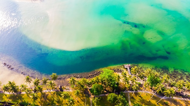 Aerial view of sea