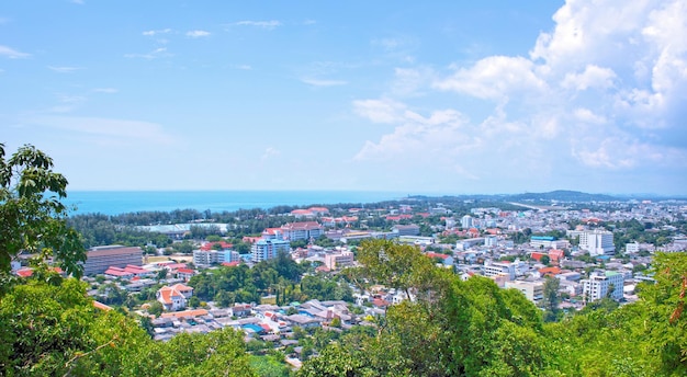 Photo aerial view of songkhla