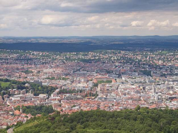 Photo aerial view of stuttgart, germany