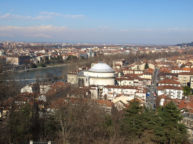 Aerial view of Turin