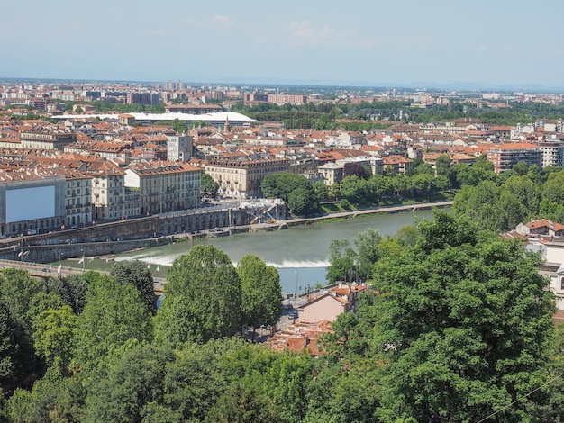 Aerial view of Turin